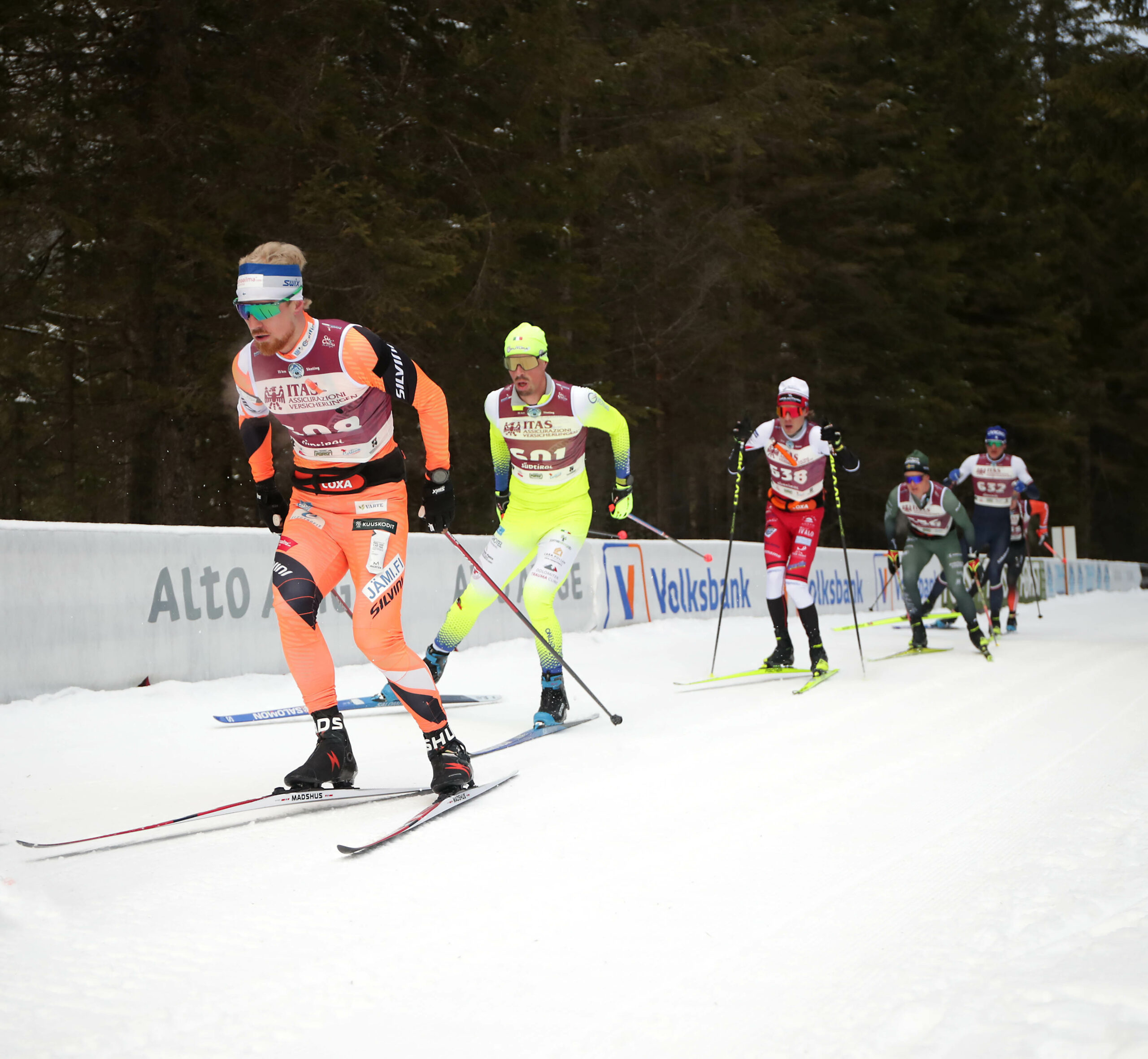 Lepisto e Fanton in gruppo - GF Dobbiaco Cortina 02.02.2025 - foto Newspower.it
Trento