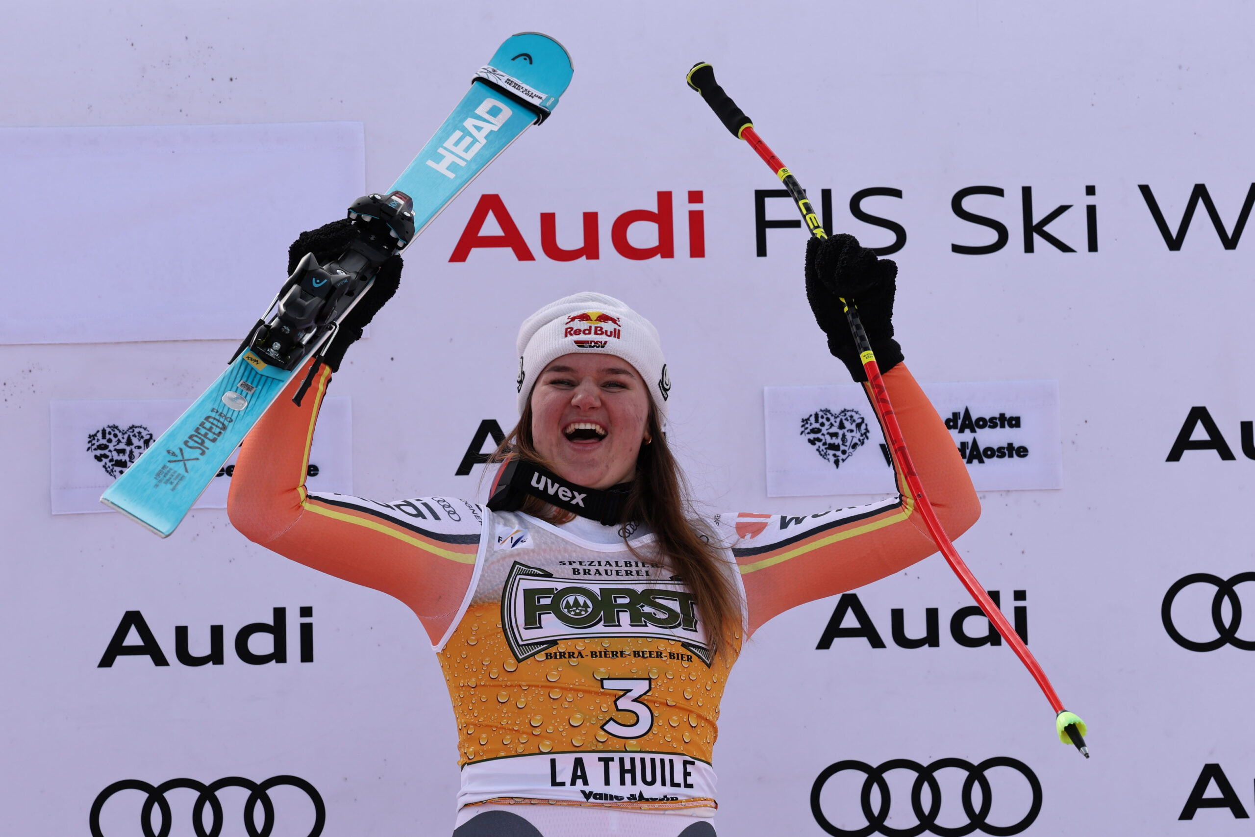 Fis Alpine Ski World Cup 2024/2025. Emma Aicher (GER) La Thuile (ITA), 13/03/2025 Photo: Marco Trovati/Pentaphoto