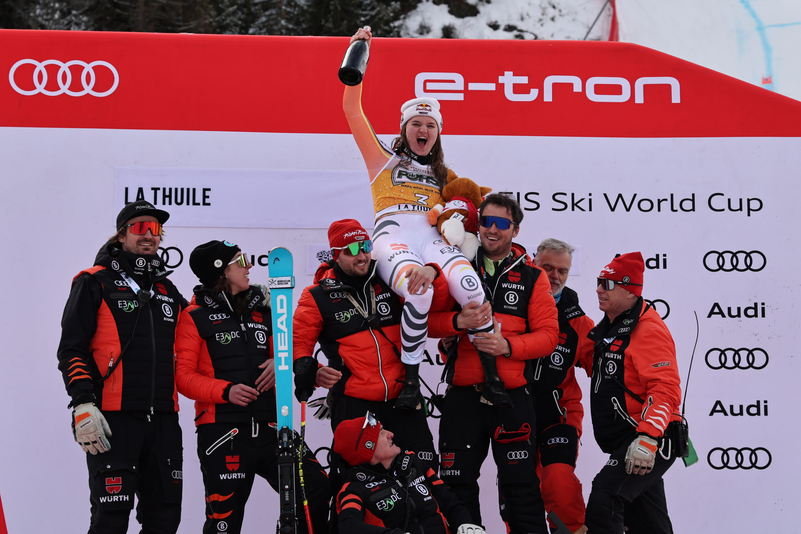 Fis Alpine Ski World Cup 2024/2025. Emma Aicher (GER) La Thuile (ITA), 13/03/2025 Photo: Marco Trovati/Pentaphoto