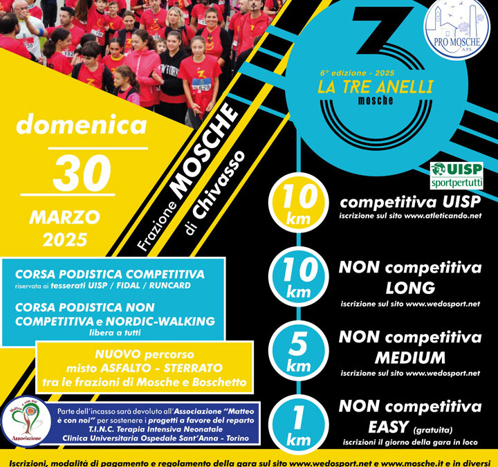 Classifica La 3 Anelli di Frazione Mosche 2025