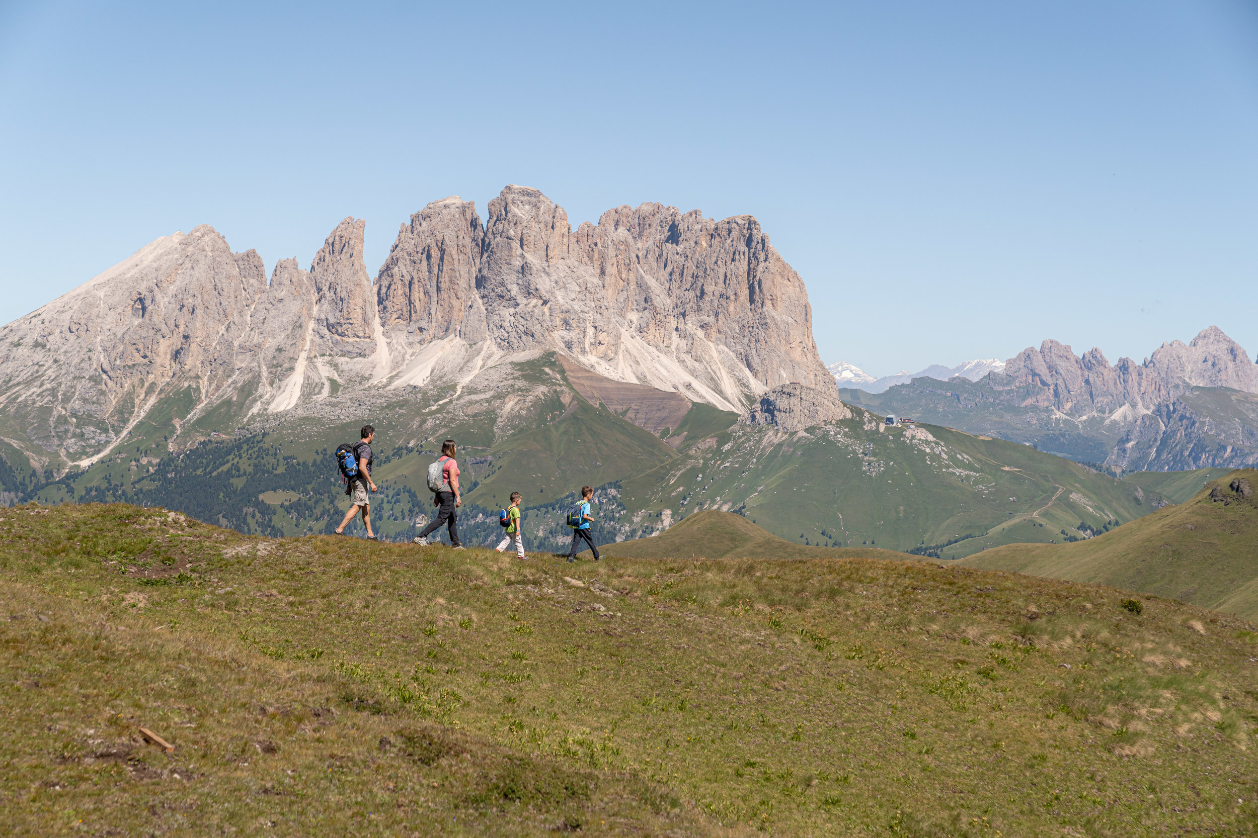Camminare in famiglia in Val di Fassa - foto APT Fassa