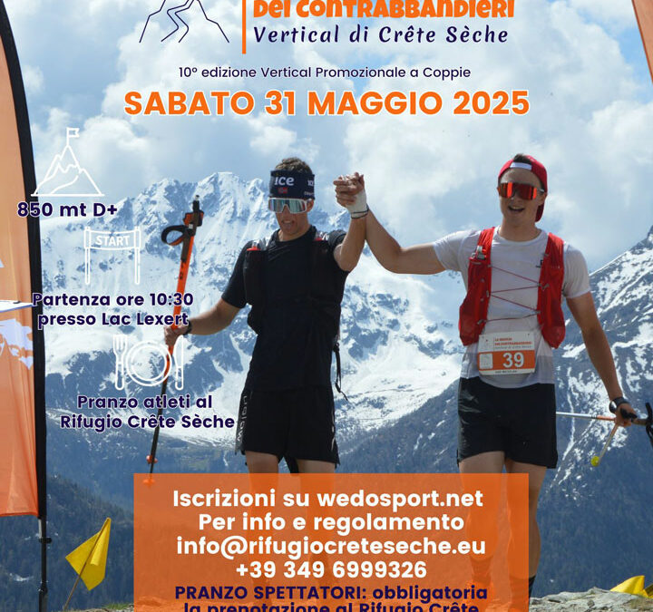 Classifica La Marcia dei Contrabbandieri Vertical di Crête Sèche 2025