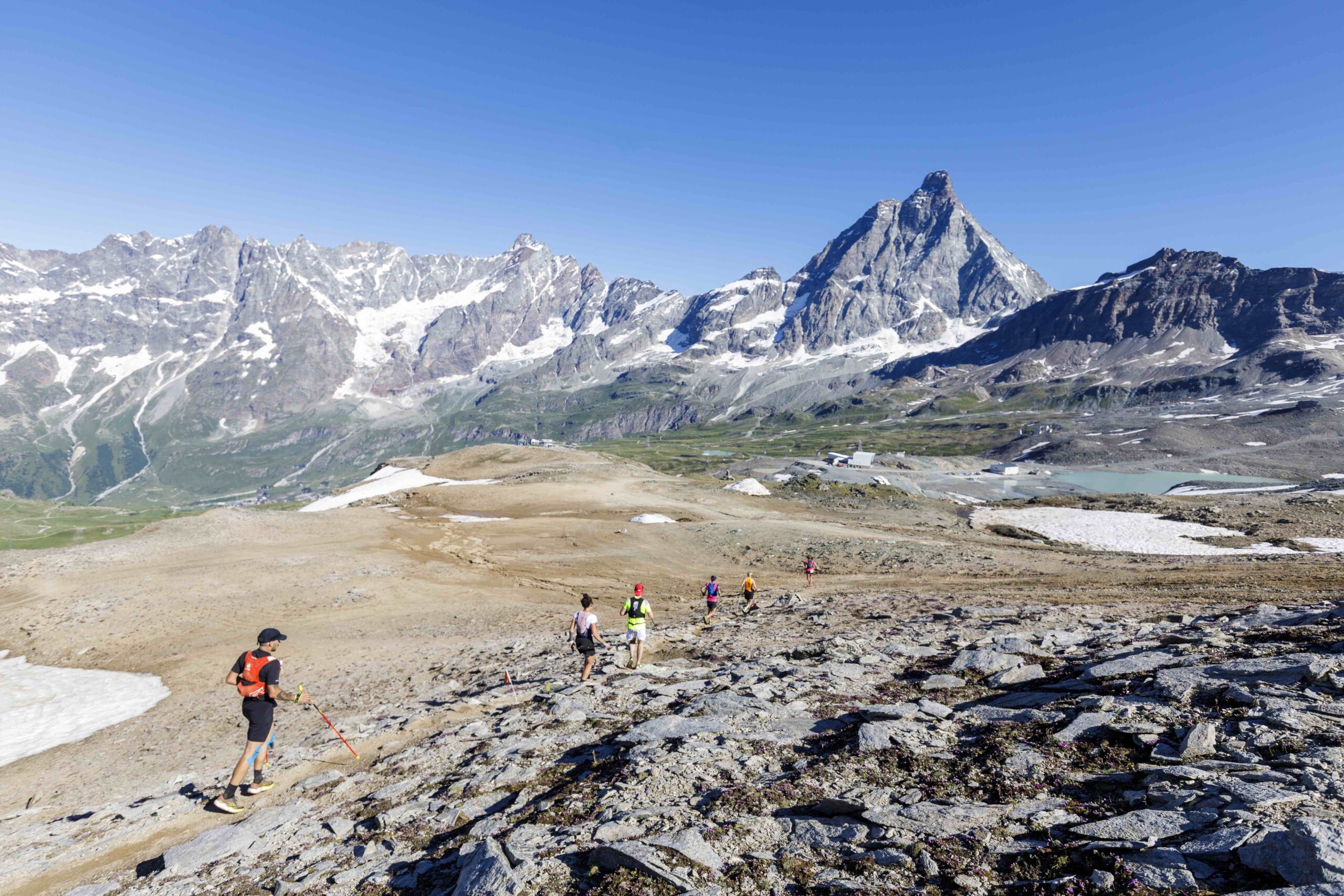 Cervino Matterhorn Ultra Race, Breuil-Cervinia (ITA), 28/06/25, passaggi sui sentieri di Cervino Ski Paradise, photo credit: Alexis Courthoud