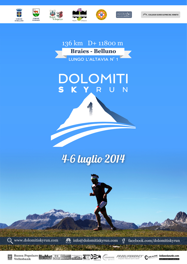 Dolomiti Sky Run, novitÃ  ultra trail del 2014