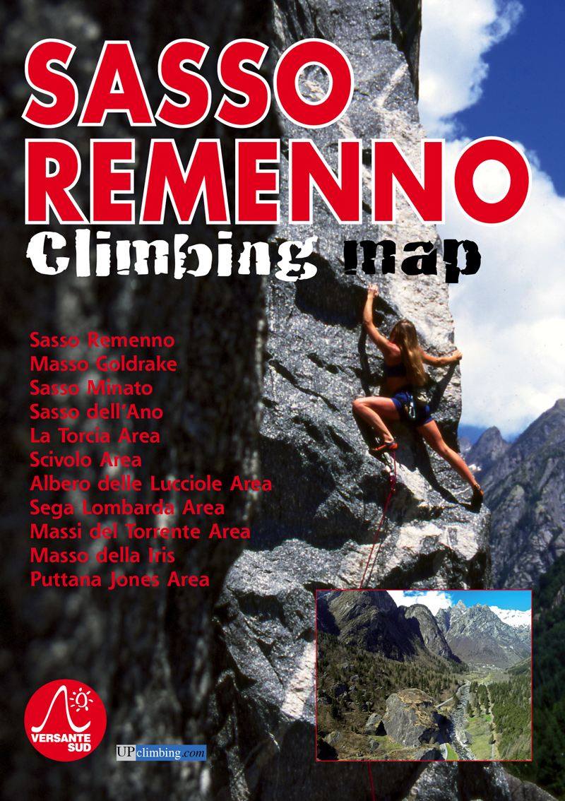 Sasso Remenno climbing map