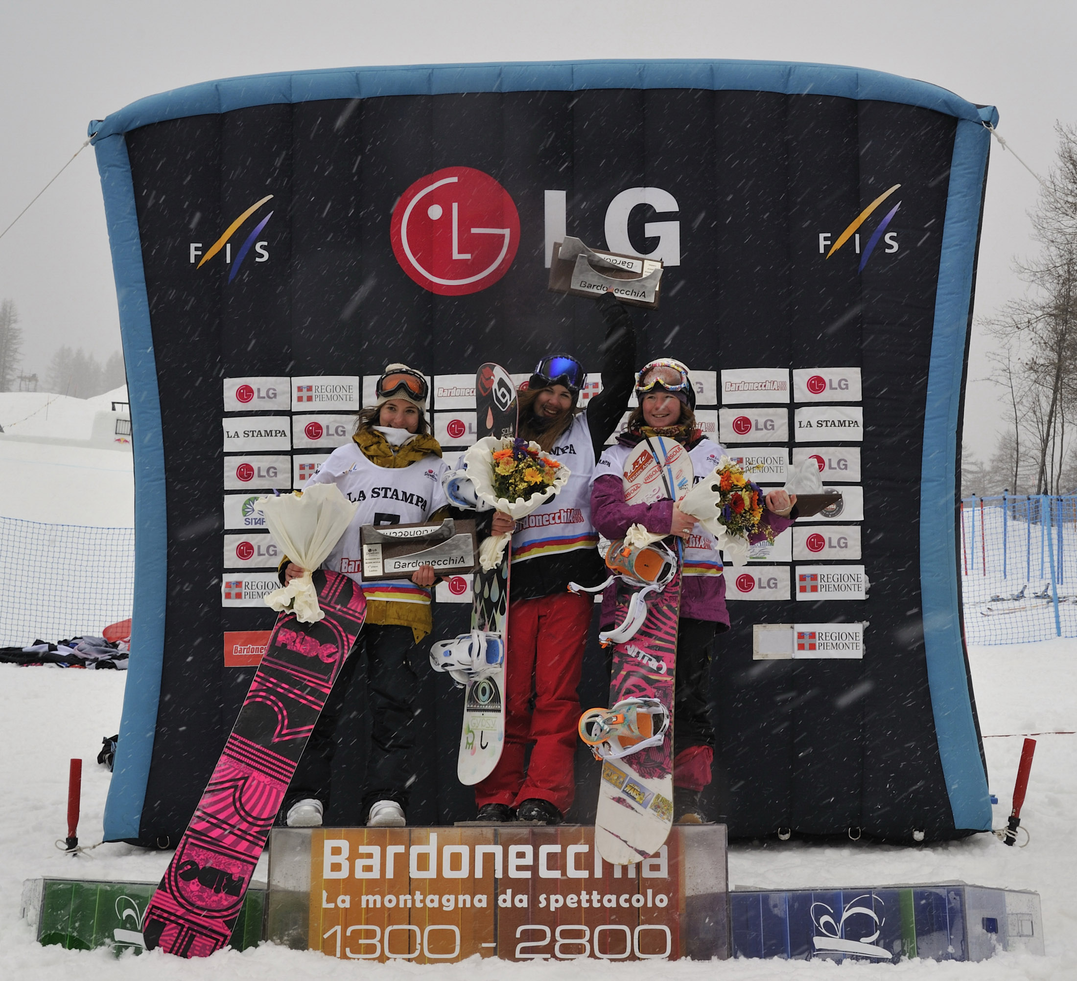 La prova di Slope Style chiude la tappa della LG Snowboard FIS World Cup di Bardonecchia