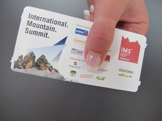 International Mountain Summit, IMS 2012: un ricco programma
