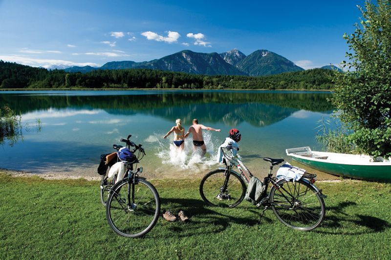 Mountain bike in Carinzia, tra montagne e laghi, per una vacanza natura