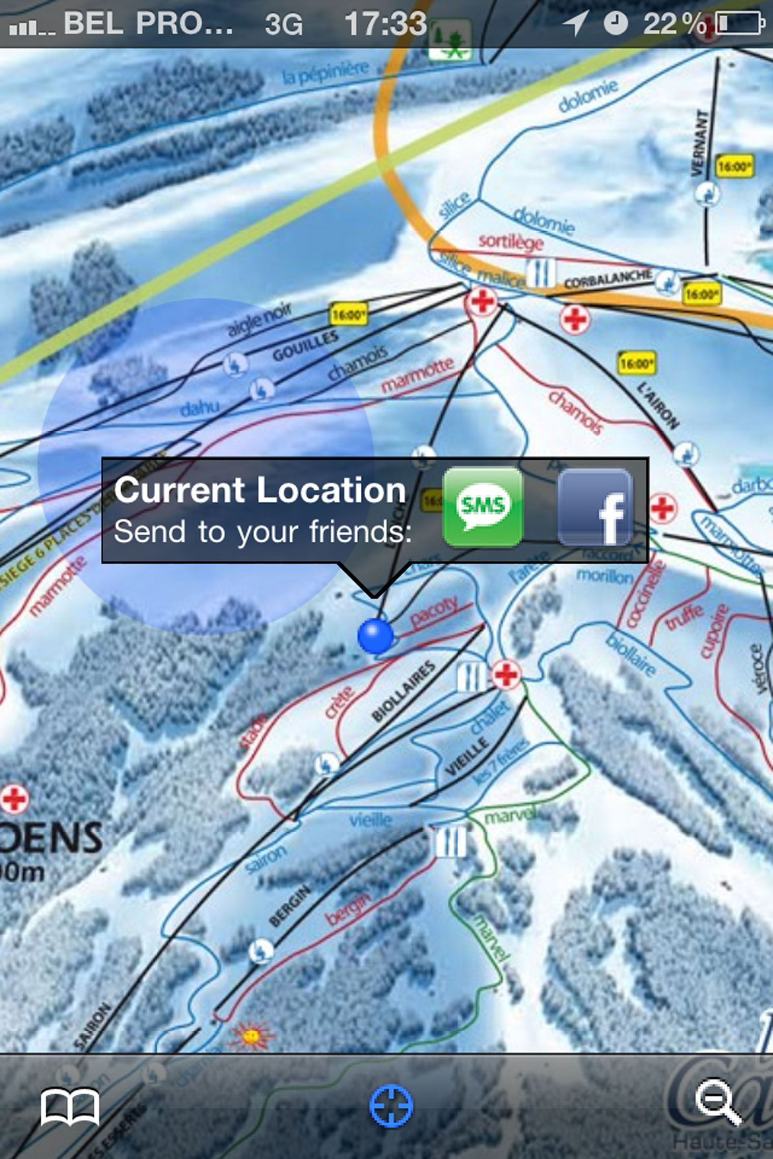 Peak Performance Trail Maps, App free con le mappe degli ski resort