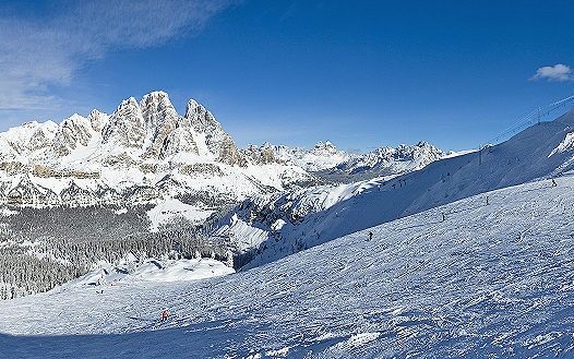 Si scia a Cortina dâ€™Ampezzo