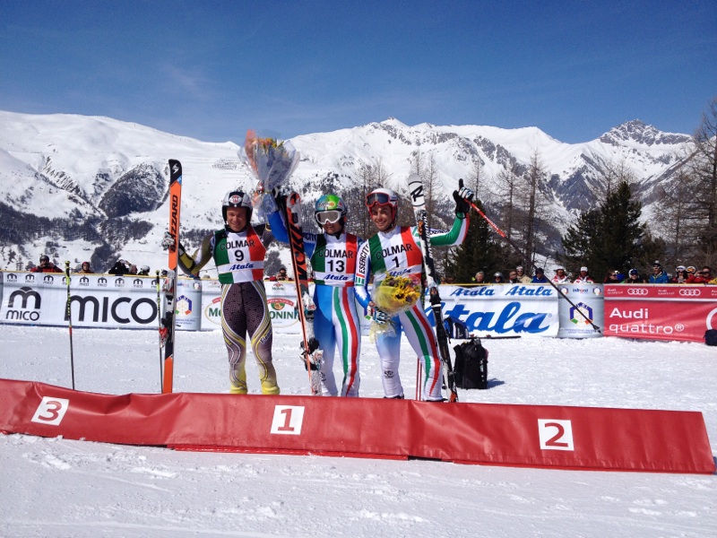 Roberto Nani tricolore in slalom gigante
