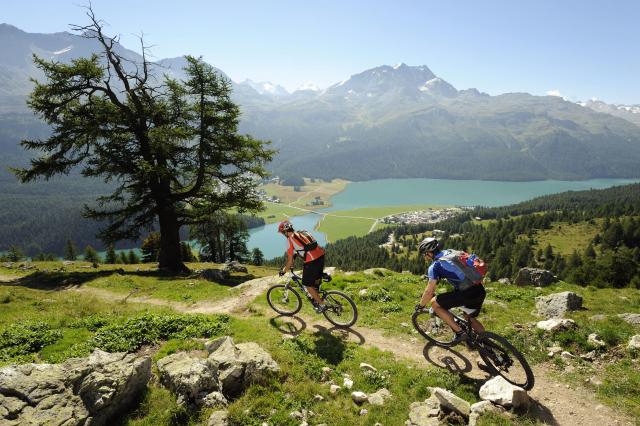 Mountain bike in Engadin St. Moritz