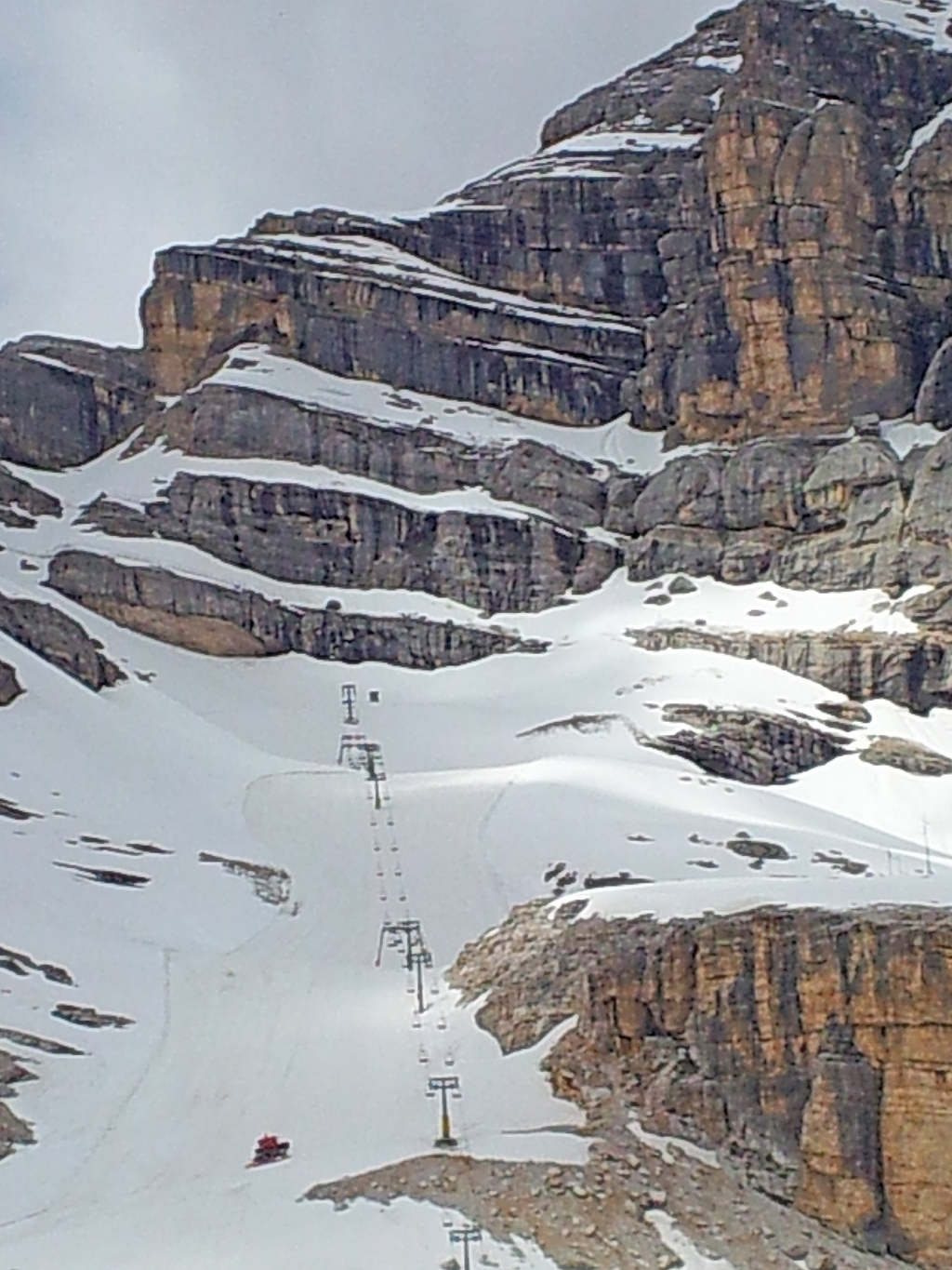 Sci estivo a Ra Valles a Cortina