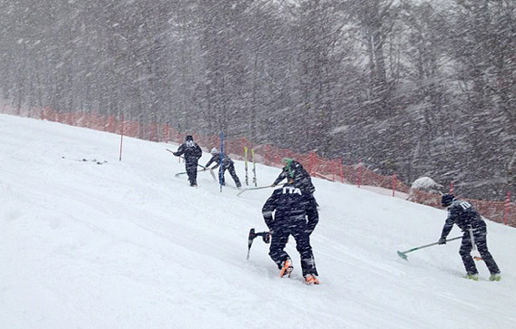 E’ Inverno a Ushuaia e l’Italia dello sci continua gli allenamenti