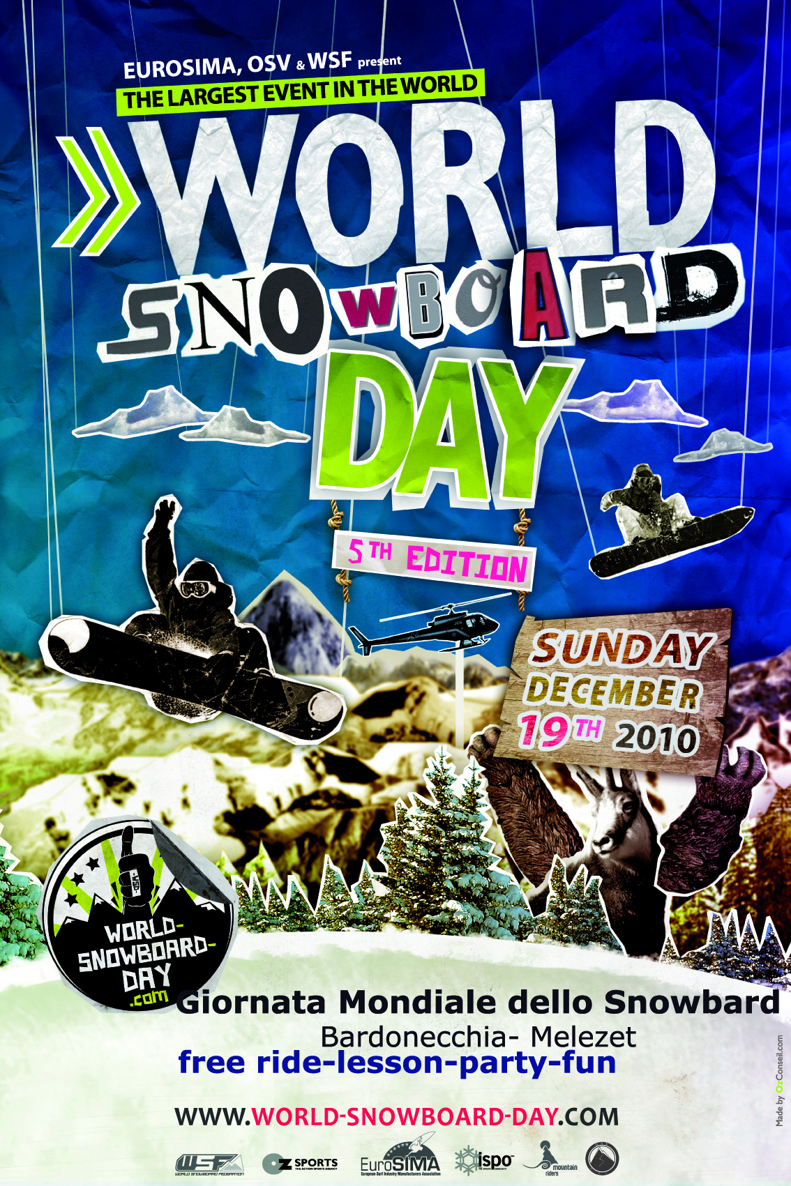 World Snowboard Day a Bardonecchia