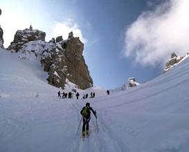 Sulle Dolomiti Friulane la ski alp Memorial Claudia Corisello