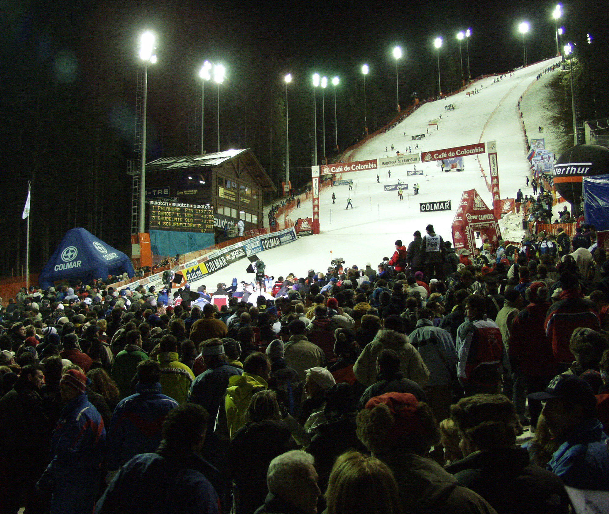 La 3-Tre di Campiglio nella Coppa del Mondo di sci alpino fino al 2016