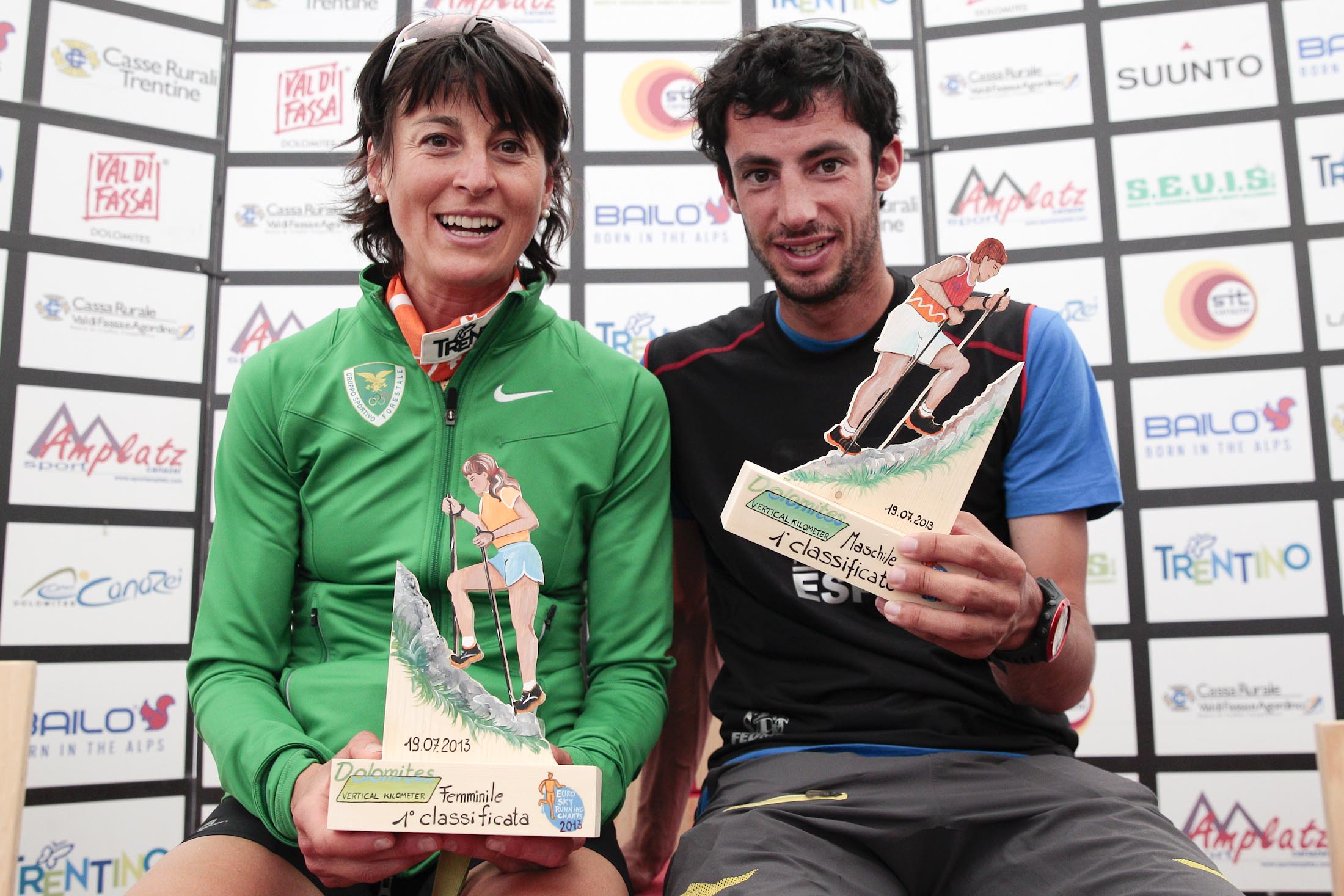 Dolomites Vertical Kilometer: Kilian Jornet campione europeo con Antonella Confortola