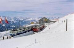 Treni delle Alpi: sul Rigi a slittare con il treno …. di sera