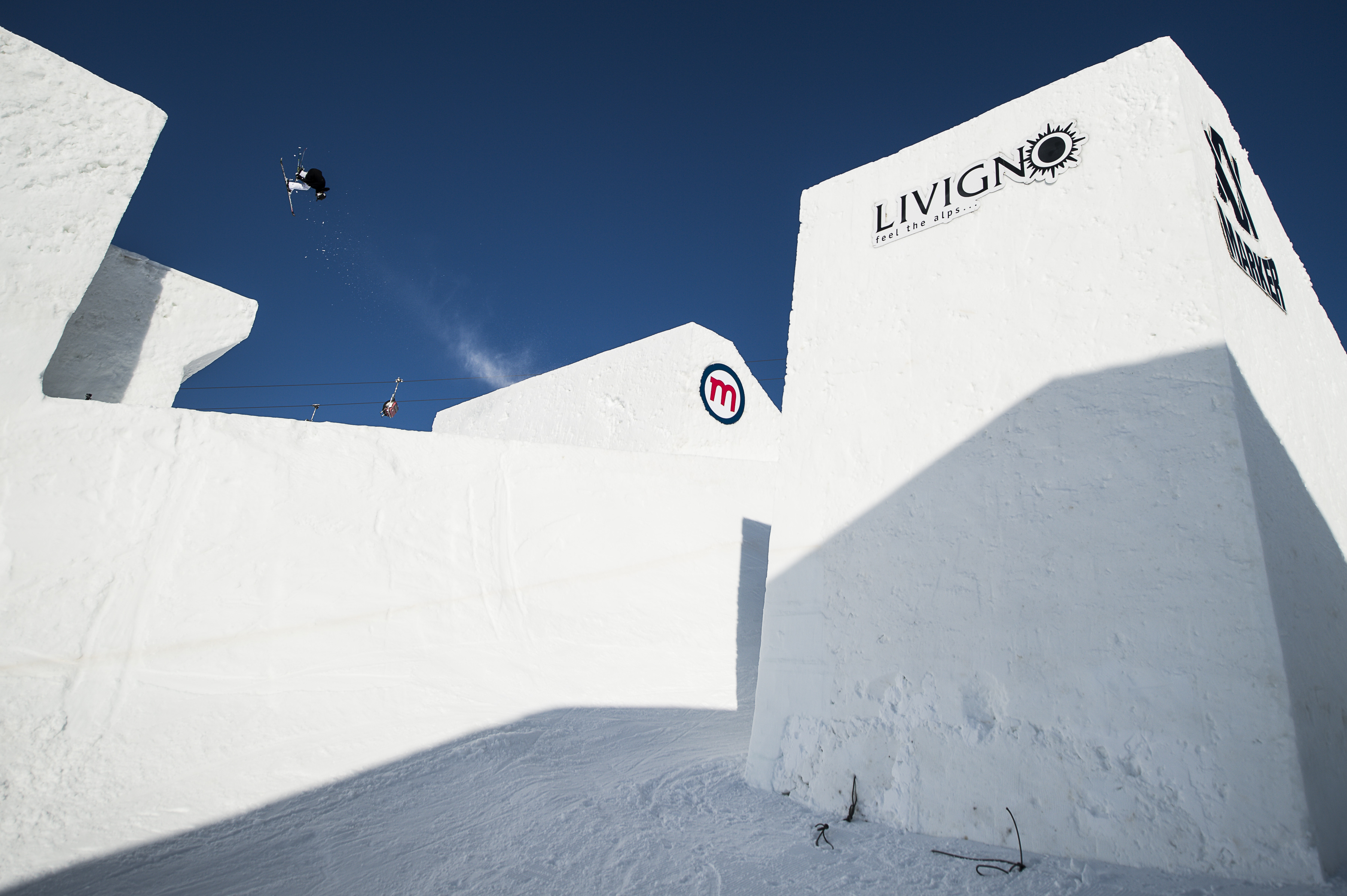 Nine Queens di Livigno: freeski e snowboard