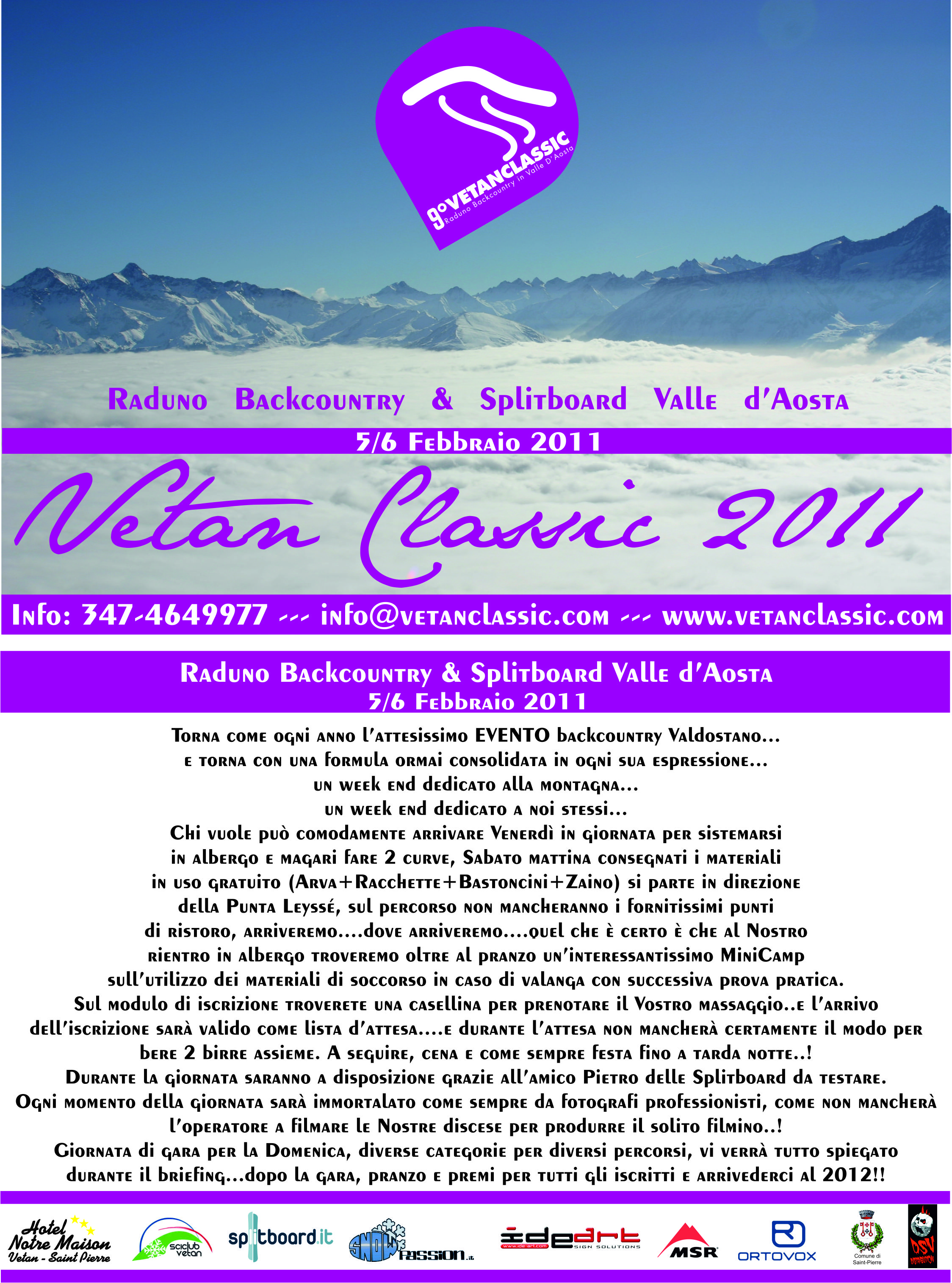 In Valle d’Aosta Ã¨ tempo di Vetan Classic 2011