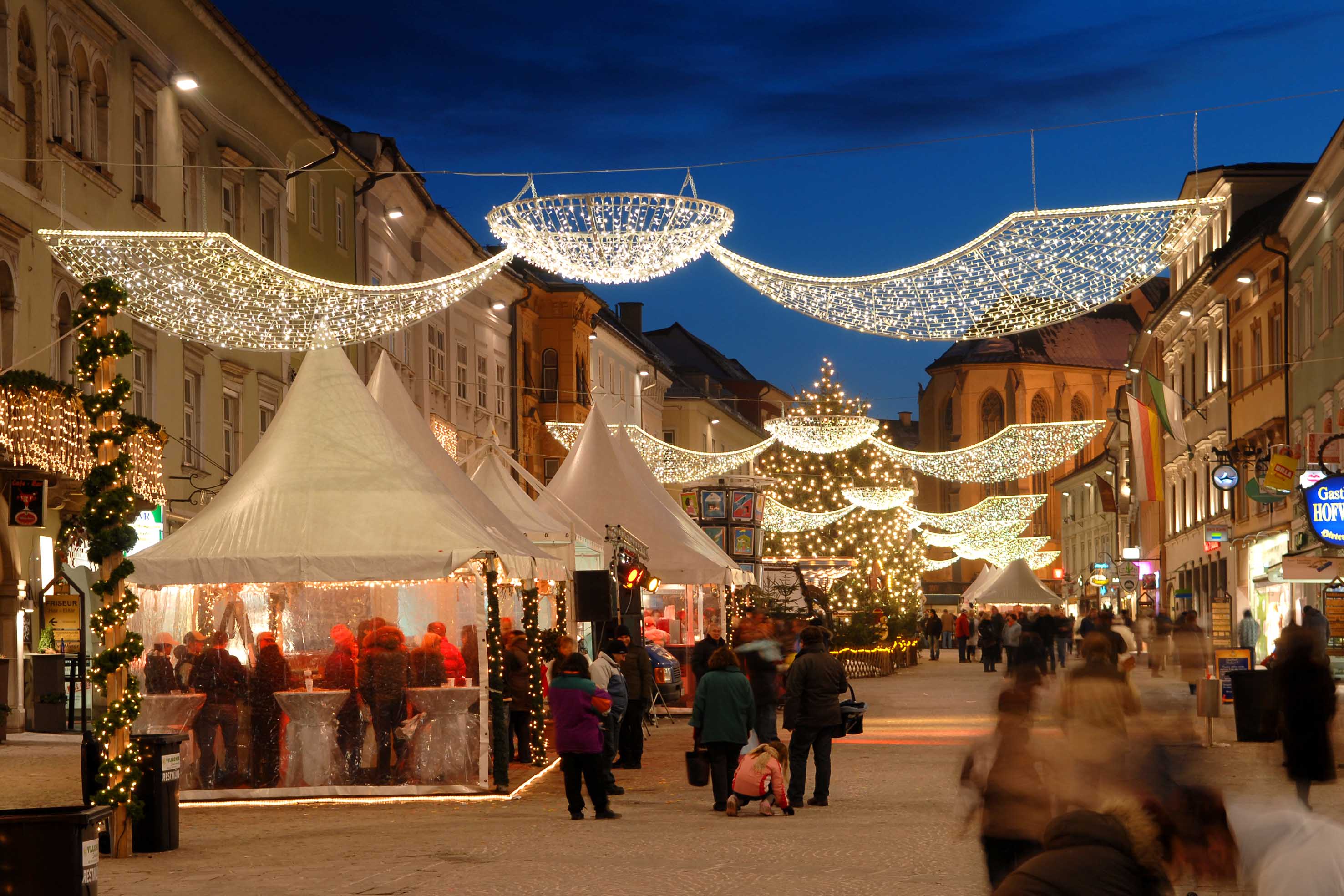 Villach, aperti i mercatini di Natale